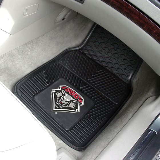 New Mexico Lobos Heavy Duty Car Mat Set - 2 Pieces