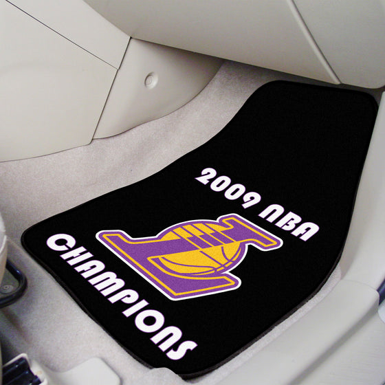 Los Angeles Lakers Front Carpet Car Mat Set - 2 Pieces