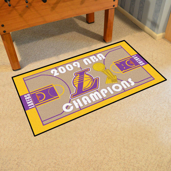 Los Angeles Lakers Large Court Runner Rug - 30in. x 54in.