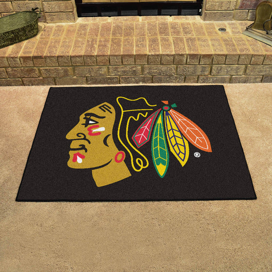 Chicago Blackhawks All-Star Rug - 34 in. x 42.5 in.