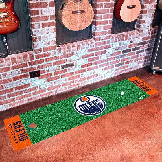 Edmonton Oilers Putting Green Mat - 1.5ft. x 6ft.