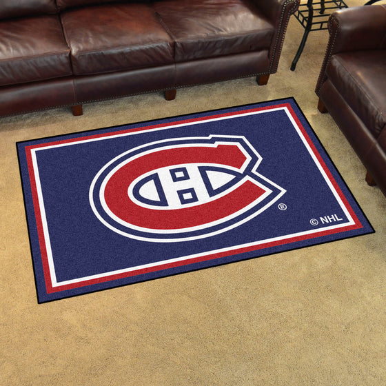 Montreal Canadiens 4ft. x 6ft. Plush Area Rug