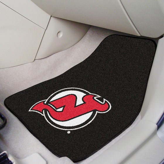 New Jersey Devils Front Carpet Car Mat Set - 2 Pieces