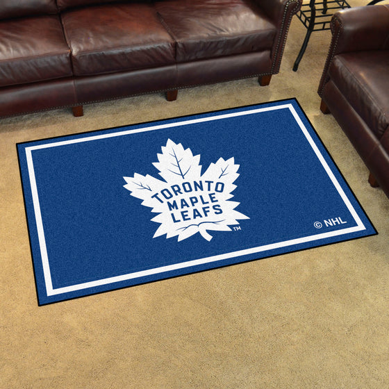 Toronto Maple Leafs 4ft. x 6ft. Plush Area Rug