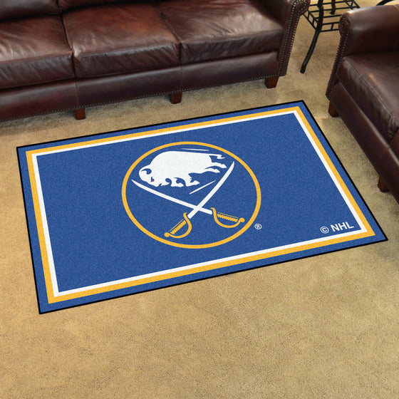 Buffalo Sabres 4ft. x 6ft. Plush Area Rug