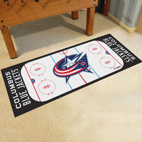 Columbus Blue Jackets Rink Runner - 30in. x 72in.