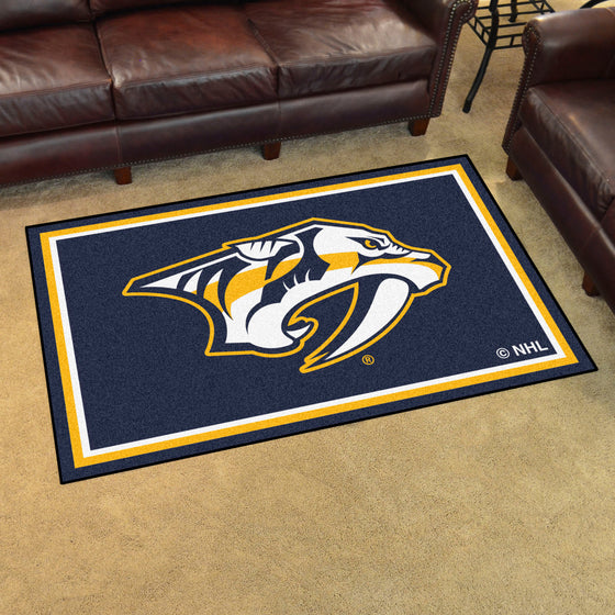 Nashville Predators 4ft. x 6ft. Plush Area Rug