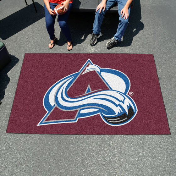 Colorado Avalanche Ulti-Mat Rug - 5ft. x 8ft.