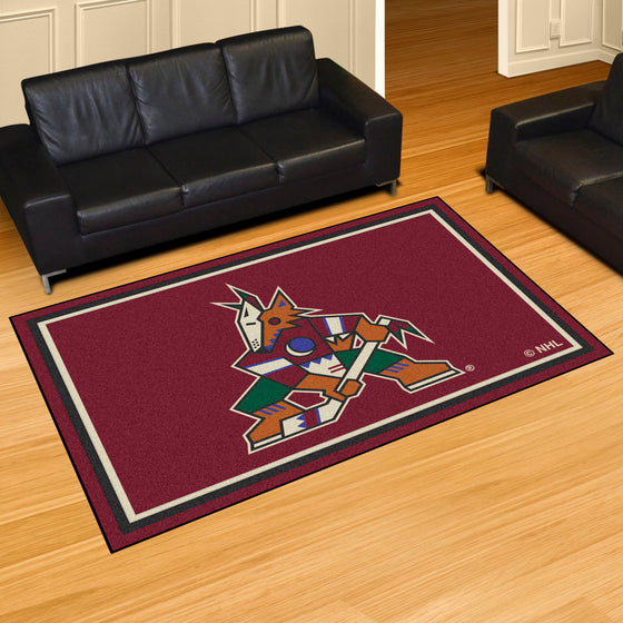 Arizona Coyotes 5ft. x 8 ft. Plush Area Rug