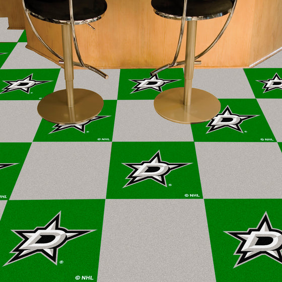 Dallas Stars Team Carpet Tiles - 45 Sq Ft.