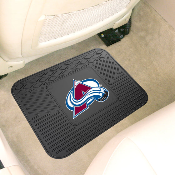 Colorado Avalanche Back Seat Car Utility Mat - 14in. x 17in.