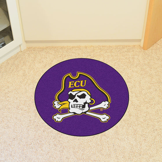 East Carolina Pirates Round Rug