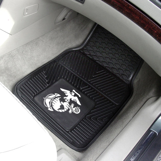 U.S. Marines Heavy Duty Car Mat Set - 2 Pieces