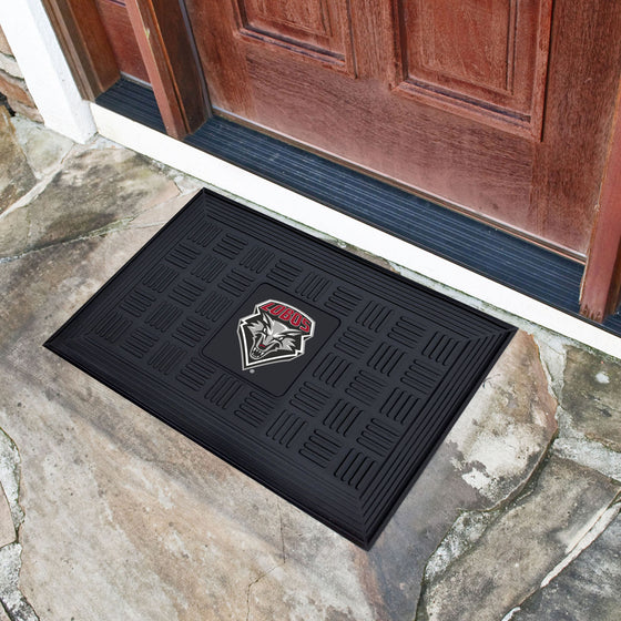 New Mexico Lobos Heavy Duty Vinyl Medallion Door Mat - 19.5in. x 31in.