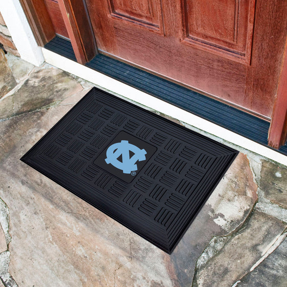 North Carolina Tar Heels Heavy Duty Vinyl Medallion Door Mat - 19.5in. x 31in.