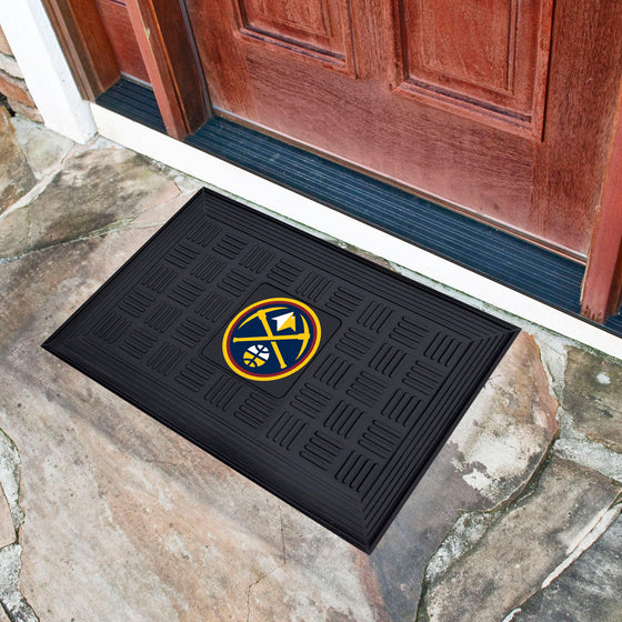 Denver Nuggets Heavy Duty Vinyl Medallion Door Mat - 19.5in. x 31in.