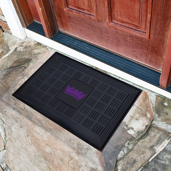 Sacramento Kings Heavy Duty Vinyl Medallion Door Mat - 19.5in. x 31in.