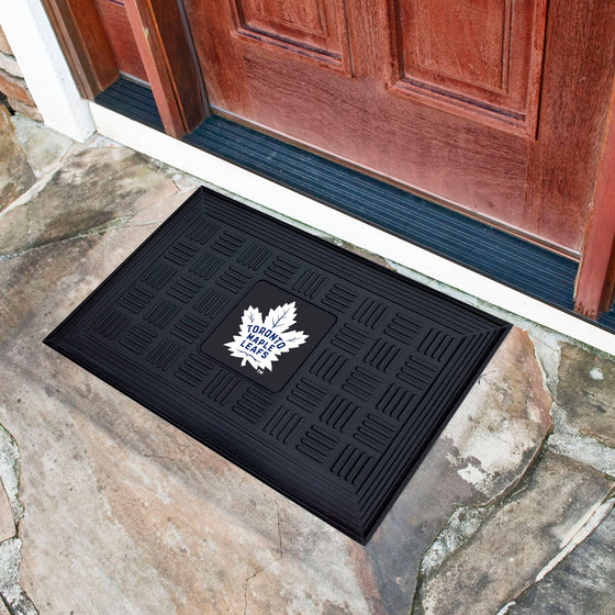 Toronto Maple Leafs Heavy Duty Vinyl Medallion Door Mat - 19.5in. x 31in.