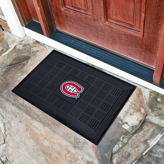 Montreal Canadiens Heavy Duty Vinyl Medallion Door Mat - 19.5in. x 31in.