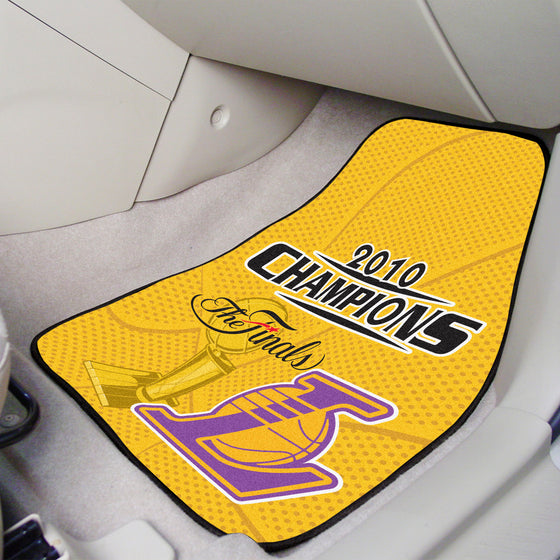 Los Angeles Lakers Front Carpet Car Mat Set - 2 Pieces