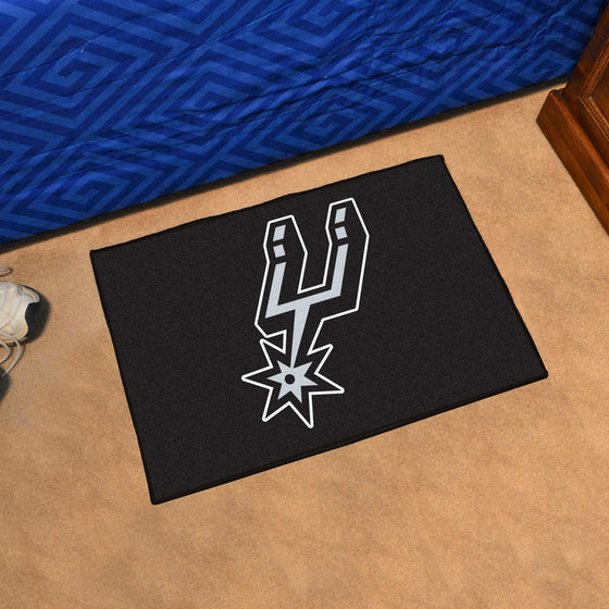 San Antonio Spurs Starter Mat Accent Rug - 19in. x 30in.