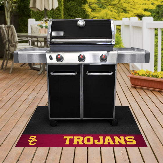 Southern California Trojans Vinyl Grill Mat - 26in. x 42in.