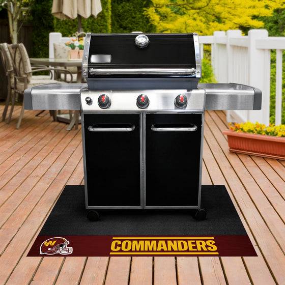 Washington Commanders Vinyl Grill Mat - 26in. x 42in.