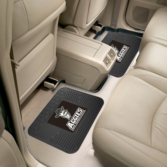 New Mexico State Lobos Back Seat Car Utility Mats - 2 Piece Set