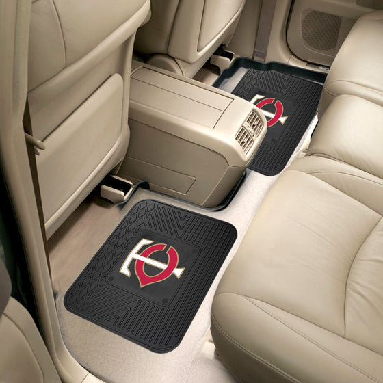 Minnesota Twins Back Seat Car Utility Mats - 2 Piece Set