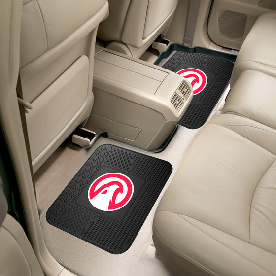 Atlanta Hawks Back Seat Car Utility Mats - 2 Piece Set