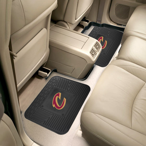 Cleveland Cavaliers Back Seat Car Utility Mats - 2 Piece Set