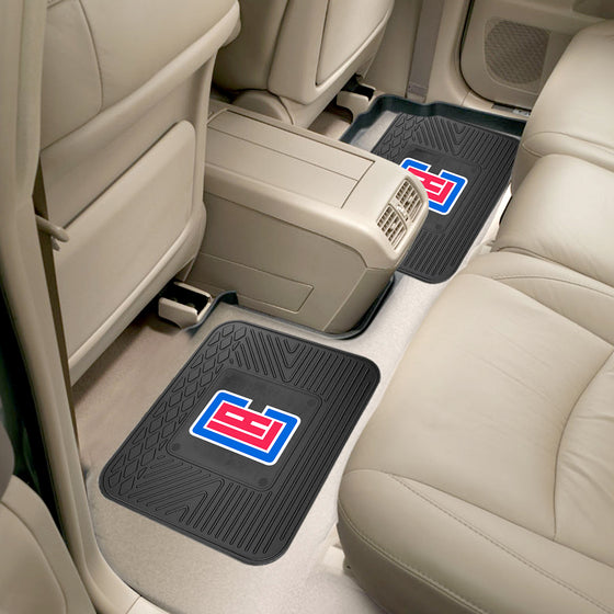 Los Angeles Clippers Back Seat Car Utility Mats - 2 Piece Set