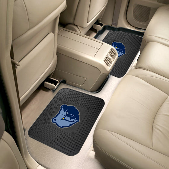 Memphis Grizzlies Back Seat Car Utility Mats - 2 Piece Set