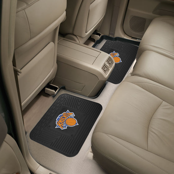 New York Knicks Back Seat Car Utility Mats - 2 Piece Set