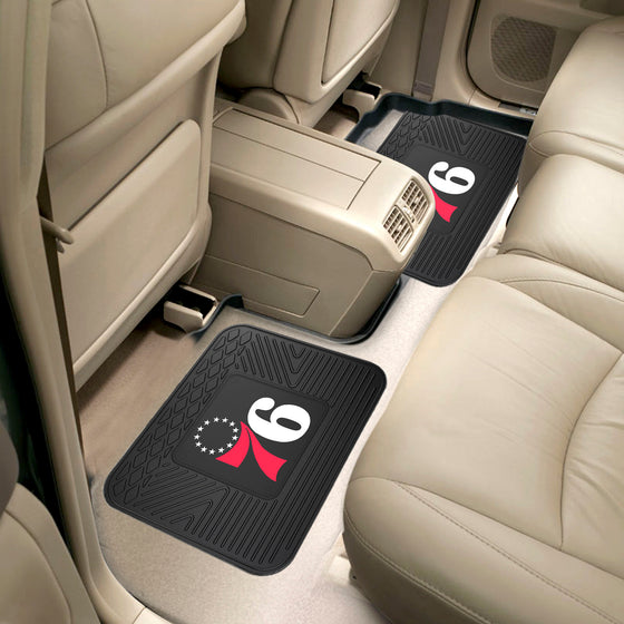 Philadelphia 76ers Back Seat Car Utility Mats - 2 Piece Set