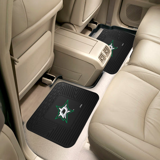 Dallas Stars Back Seat Car Utility Mats - 2 Piece Set