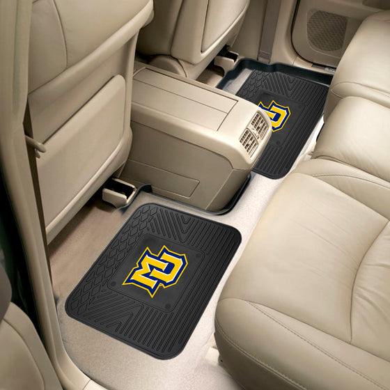 Marquette Golden Eagles Back Seat Car Utility Mats - 2 Piece Set