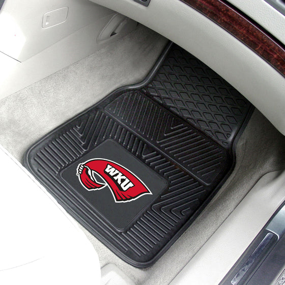 Western Kentucky Hilltoppers Heavy Duty Car Mat Set - 2 Pieces