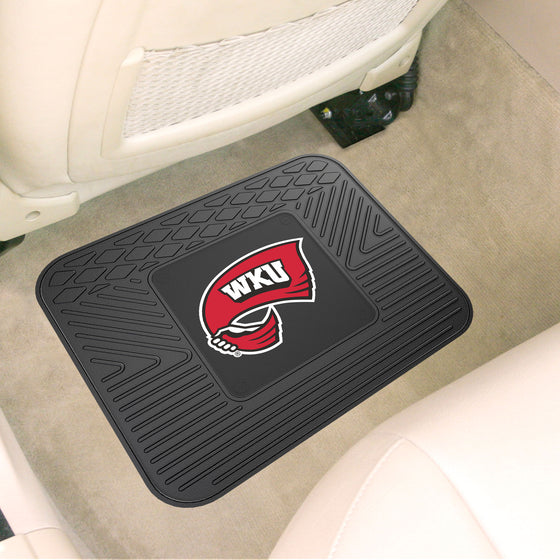 Western Kentucky Hilltoppers Back Seat Car Utility Mat - 14in. x 17in.