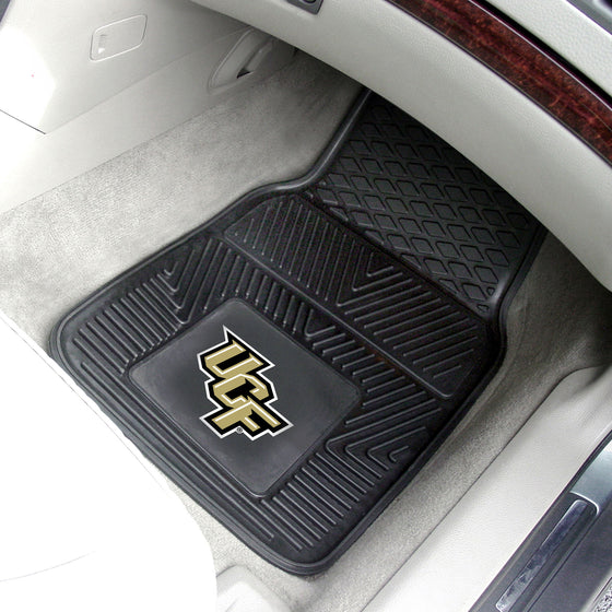 Central Florida Knights Heavy Duty Car Mat Set - 2 Pieces