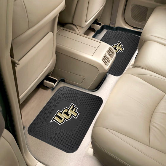 Central Florida Knights Back Seat Car Utility Mats - 2 Piece Set