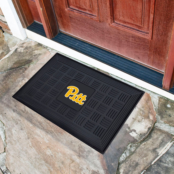 Pitt Panthers Heavy Duty Vinyl Medallion Door Mat - 19.5in. x 31in.