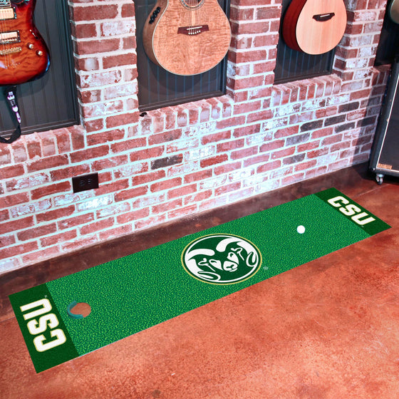 Colorado State Rams Putting Green Mat - 1.5ft. x 6ft.