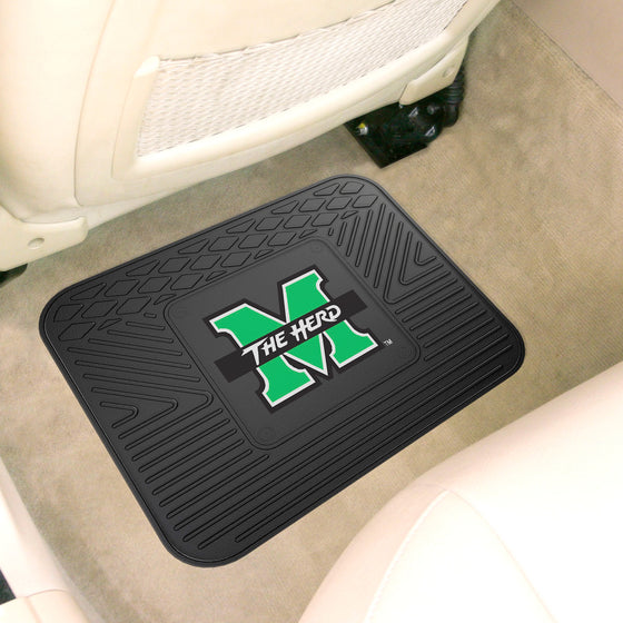 Marshall Thundering Herd Back Seat Car Utility Mat - 14in. x 17in.