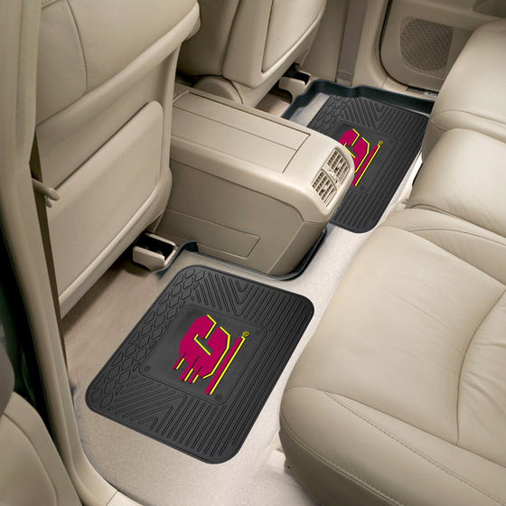 Central Michigan Chippewas Back Seat Car Utility Mats - 2 Piece Set