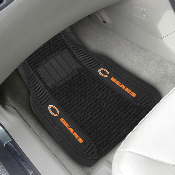 Chicago Bears 2 Piece Deluxe Car Mat Set