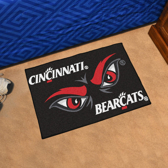 Cincinnati Bearcats Starter Mat Accent Rug - 19in. x 30in. Uniform Design