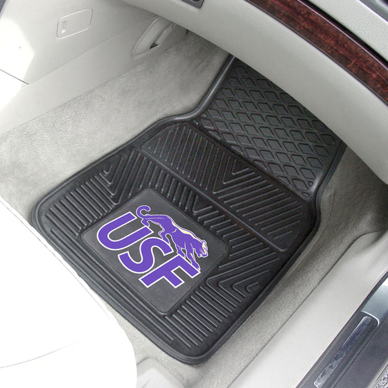 Sioux Falls Cougars Heavy Duty Car Mat Set - 2 Pieces