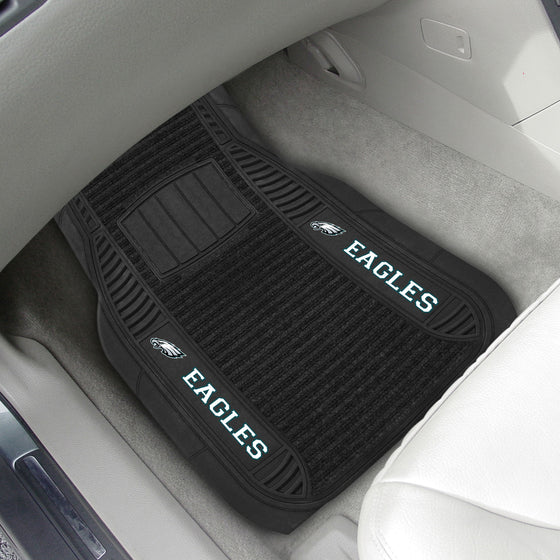 Philadelphia Eagles 2 Piece Deluxe Car Mat Set