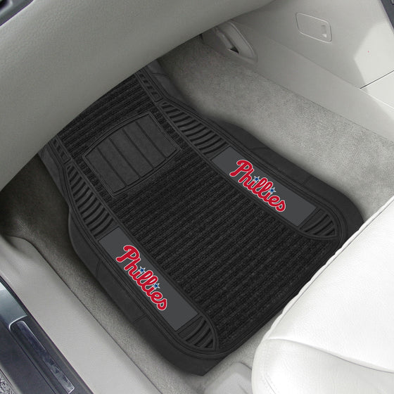 Philadelphia Phillies 2 Piece Deluxe Car Mat Set